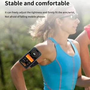 Universal Size Wristband Phone Holder Armband Fitness - Zdjęcie 1 z 14