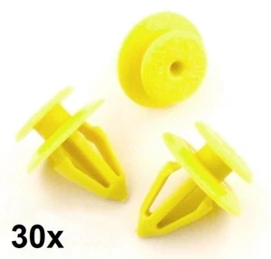 30x Retenedor de panel de tarjeta de puerta interior clips de plástico para ajuste para Audi Seat Skoda - Imagen 1 de 2