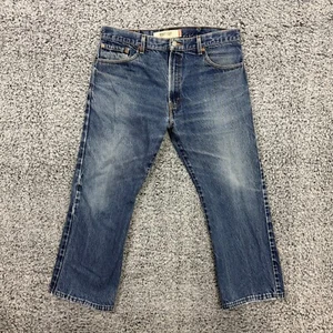 Pantalones de mezclilla vintage Levis 517 para hombre 36x29 azul corte bota occidental desteñido bigotes - Imagen 1 de 17