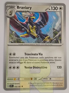 Braviary ® Scintille Folgoranti 153/191 ® Non Comune ® Pokemon ® Italiano - Picture 1 of 1