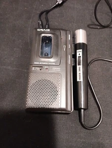 Craig Micro Cassette Recorder Sprachgesteuert FP512 mit Vintage Mikrofon - Bild 1 von 11