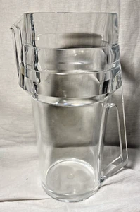 Vintage Alfio di Bello Heavy Lucite Made in Italy Space Age Pitcher - Picture 1 of 9