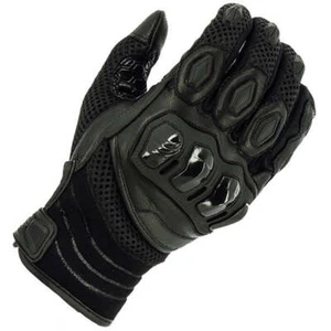 Richa Turbo Sommer Leder Motorradhandschuhe - schwarz - Bild 1 von 1