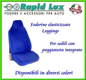 Coppia fodere coprisedili anteriori "Leggings" in tessuto elasticizzato - Foto 1 di 1