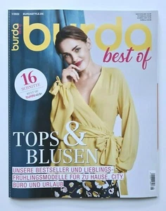 burda style 1/2022 , Best of Tops + Blusen mit Schnittmuster ,NEU