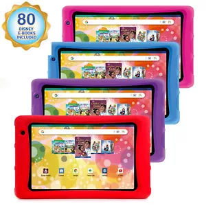 Contixo K80 8" Inch for Kids 64GB HD Tablet w/ Disney E-Books Wi-Fi Camera - Picture 1 of 36
