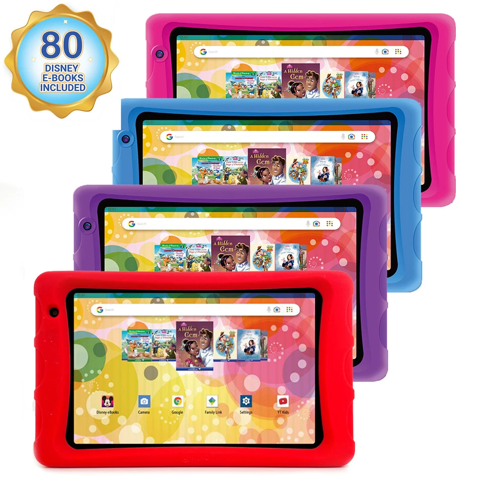 Contixo K81 8" Inch for Kids 64GB HD Tablet w/ Disney E-Books Wi-Fi Camera - Image 1 of 3