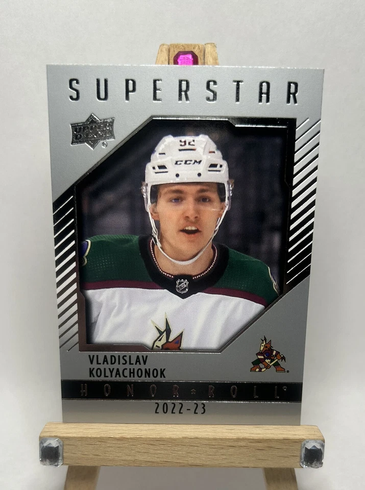 VLADISLAV KOLYACHONOK 2022-23 Upper Deck Series 2 Superstar Honor Roll SP - Image 1 of 4