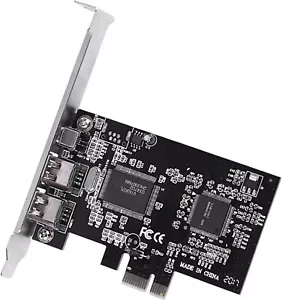 PCI-E 3 Ports 1394a 1394b Firewire Expansion Card PCI-Express Controller Card - Picture 1 of 8