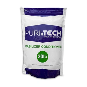 Puri Tech Pool 20lbs Stabilizer Conditioner Cyanuric Acid UV Protection Pool Spa - Picture 1 of 8