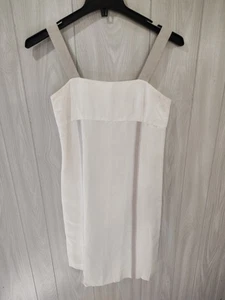 Harve Bernard Leinenmischung Kleid Größe 4 Kreuzfahrt Strand Reise Freizeit Frühling Sommer  - Bild 1 von 6