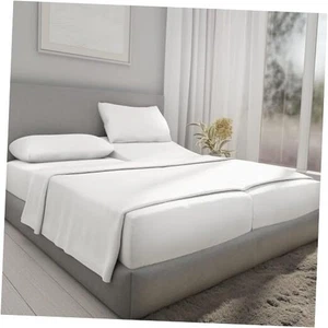 Split Sheet Set (5 Stück) Split California Split California King - (18" Zoll) weiß - Bild 1 von 7