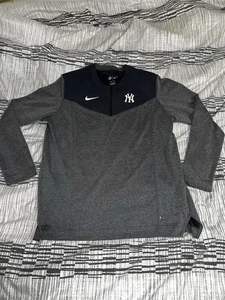 Nike New York Yankees 1/4 Zip Jacket Size Extra Large XL MLB - Picture 1 of 7