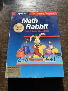 Math Rabbit - The Learning Company - Apple IIgs - Great Condition - Zdjęcie 1 z 3