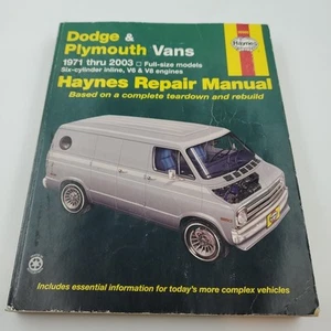 Haynes 1971 Thru 1999 Dodge & Plymouth Vans Repair Manual all full-size 30065 - Picture 1 of 6