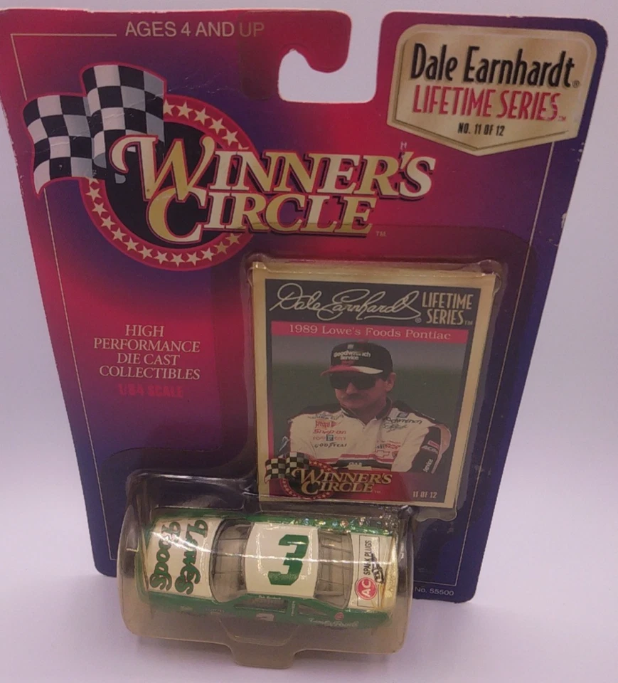 Winners Circle Dale Earnhardt Lifetime Series 11 of 12 1989 Lowe's Foods Pontiac