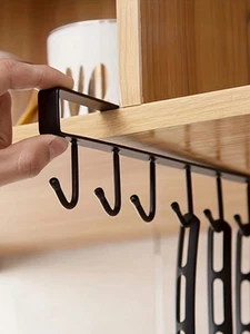 1 Stück Multifunktion 6 Haken Küche & Esszimmer Organizer Regal - hält Tassen, Becher - Bild 1 von 13