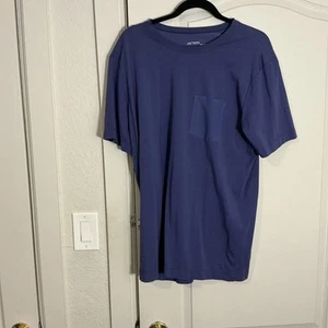 Arc'teryx Crew Mens t-shirt large Purple With Pocket Excellent Condition - Picture 1 of 7