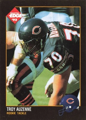 TROY AUZENNE 1992 Collector’s Edge #224 Rookie Tackle Chicago Bears Football Car - Image 1 of 2