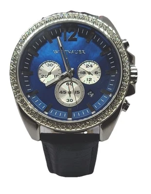 WITTNAUER BLUE DIAL DAIMOND ACCENT WATCH FOR MEN'S JM-64 - Image 1 of 4