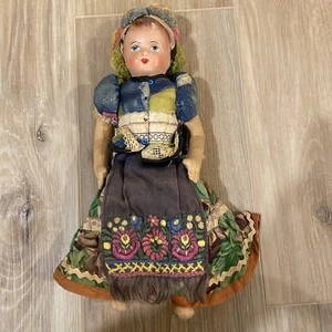 "Muñeca húngara vintage 14"" con ropa original" - Imagen 1 de 18