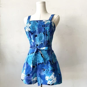 VTG 1960s-1970s Ceeb Swimsuit/Playsuit Romper 100% Cotton - Picture 1 of 19