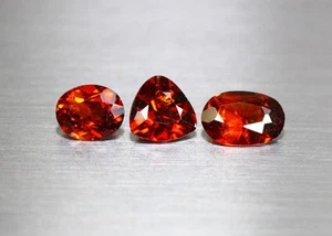 1.51 CTS_SIMMERING ULTRA NICE "COKE RED" COLOR_100 % NATURAL SPESSARTITE GARNET - Picture 1 of 3
