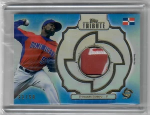 2013 Topps Tribute Fernando Rodney WBC Game-Used Patch /50 Rare #WBC - Picture 1 of 2