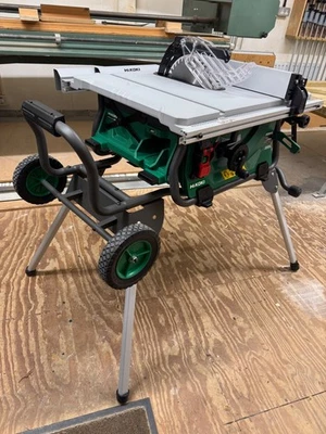 Hikoki C3610 DRJ 36volt Table Saw And Stand.  - Image 1 of 4