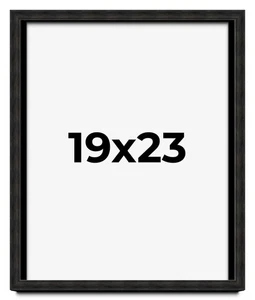 19x23 Shadow Box Black Rustic Barnwood Display Frame | 1.125 Inch Deep | 0.875 - Picture 1 of 4