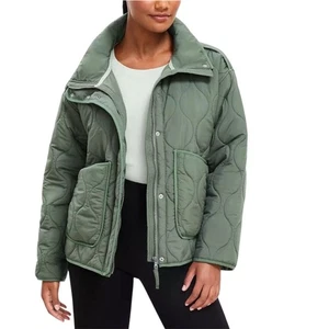 Lou & Grey Green Quilted Jacket Puffer Coat - Picture 1 of 1
