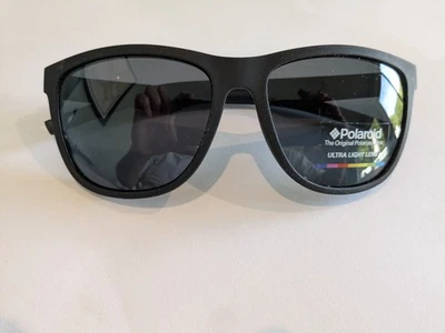 Nuevas Gafas de Sol Polaroid PLD 6014/S, 0YYV/Y2 Goma Negro, Gris Polarizado, 56 mm Foto 1 de 4