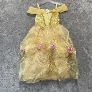 Disney Store Mädchen Kinder Die Schöne und das Biest Belle Kleid Kostüm Größe 5/6 - Bild 1 von 10