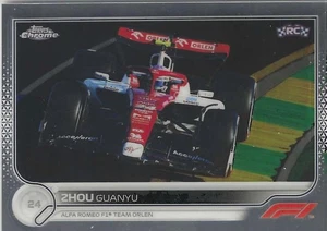 2022 Topps Chrome Formula 1 F1 #67 Zhou Guanyu RC - Picture 1 of 1