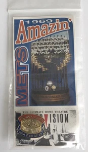 1969 Amazin New York Mets World Series Pin Baseball Sharp 1980’s - Picture 1 of 2