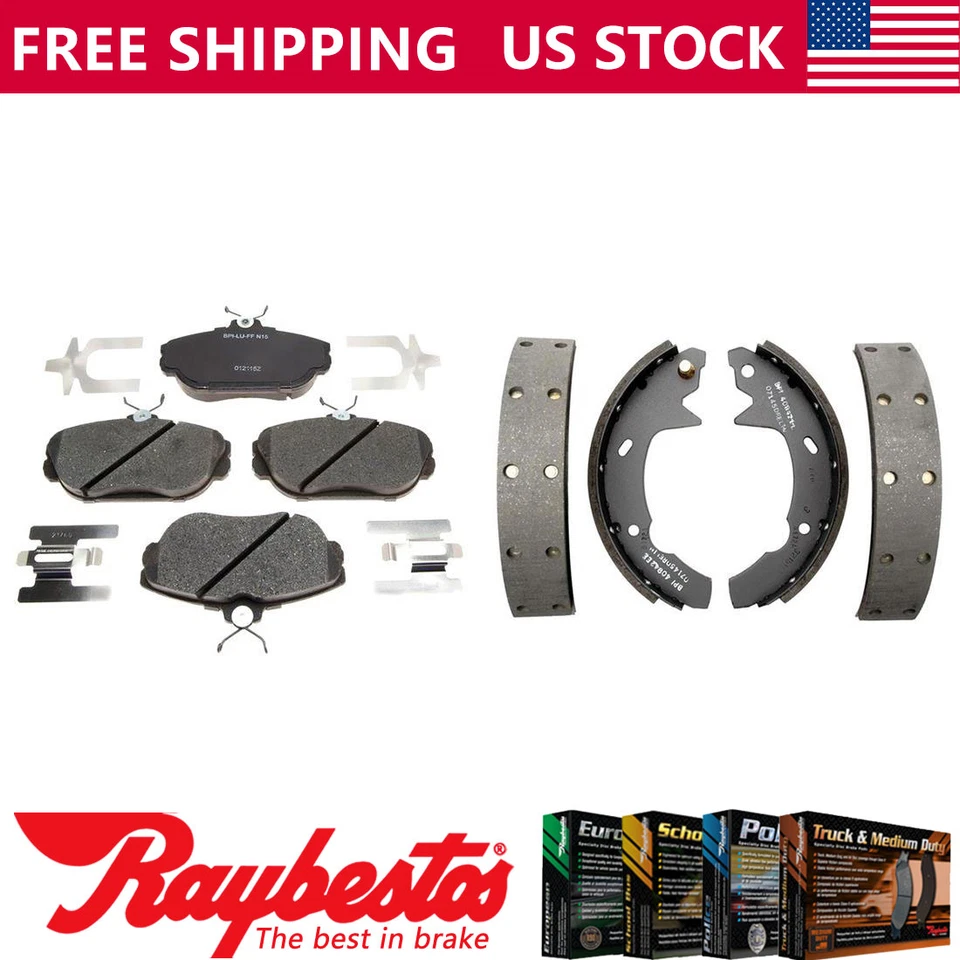 Kit pastillas de freno y zapatas de freno delanteras traseras de cerámica para Ford Taurus 1994-2002 Foto 1 de 4