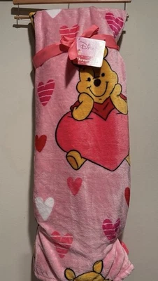  Manta Winnie The Pooh Día de San Valentín 60 X 70 Disney Nueva  Foto 1 de 2