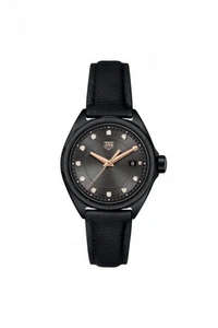 Tag Heuer Formula 1 Black Dial Leather Strap Womens Watch - WBJ1417.FC8234 - Picture 1 of 5