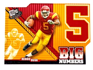 2006 Press Pass Big Numbers #26 Reggie Bush RC New Orleans Saints - Picture 1 of 2