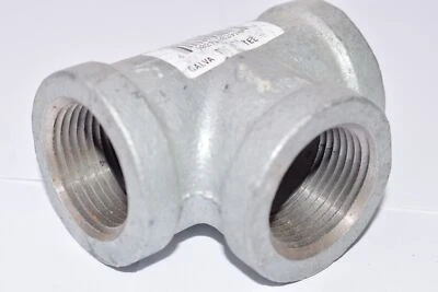 NEW, Anvil, Galva TEE Pipe, 1-1/8 ID  - Image 1 of 4