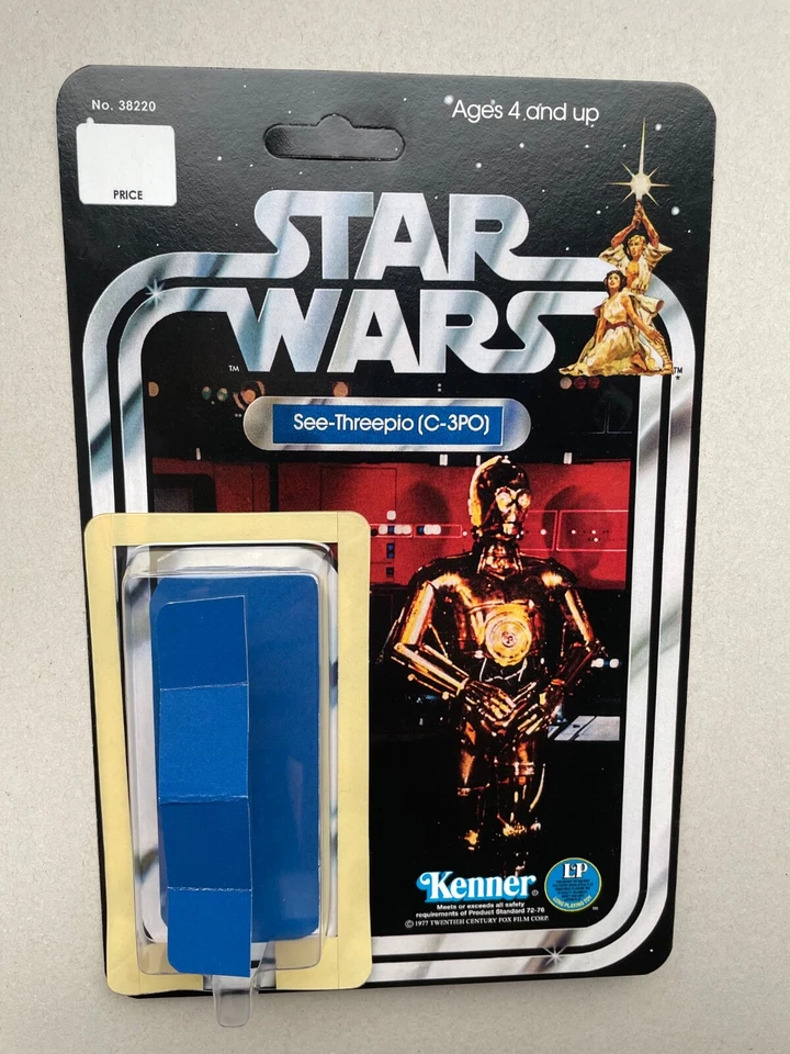 STAR WARS NEXT GEN C-3PO SEE THREEPIO CARD BACK KIT & SELF ADHESIVE BLISTER 12BK - Image 1 of 3