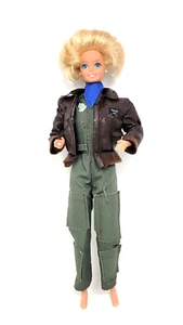 Air Force Barbie Doll Special and Stripes 1990, No Box & Jacket Fair Cond As Is - Picture 1 of 21