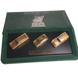Lledo British Motoring Classics Of The 1960’s 24 Carat Gold plated in BOX - Picture 1 of 9