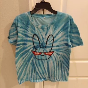 Camisa Bad Bunny Para Hombre Grande Tie Dye Gráfico Camiseta - Imagen 1 de 2
