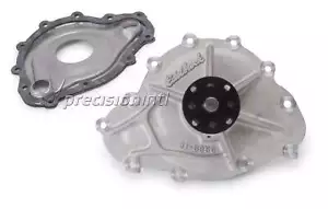 EDELBROCK 8856 VICTOR SERIES WATER PUMP STD ROTATION SATIN PONTIAC 389-455 V8 - Picture 1 of 1