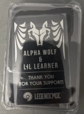 Lego Legend C MOC Baggles Studio Alpha Wolf & Lil Learner Aka Plo Koon - Image 1 of 3