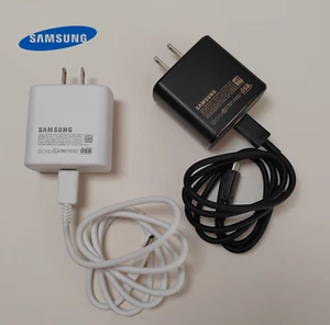Original Samsung Galaxy S25/S24/S23 +/Ultra 45W USB-C Super Fast Charger & Cable - Picture 1 of 10