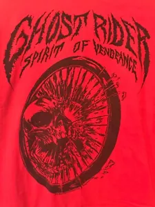 GHOST RIDER: SPIRIT OF VENGEANCE Marvel Comics Size L motorcycle biker horror - Picture 1 of 6