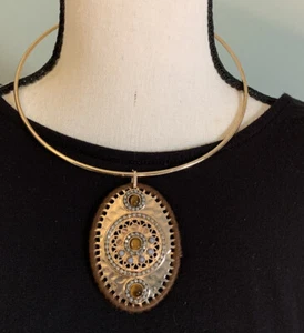 C1946 Halsreif Boho Style goldfarben - Bild 1 von 5