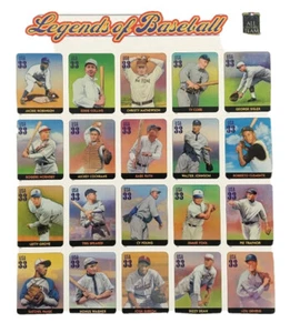 Baseball Bat Legend Of Baseball Sheet Of 20 Stamps 2000 Unused Great Condition - Picture 1 of 2
